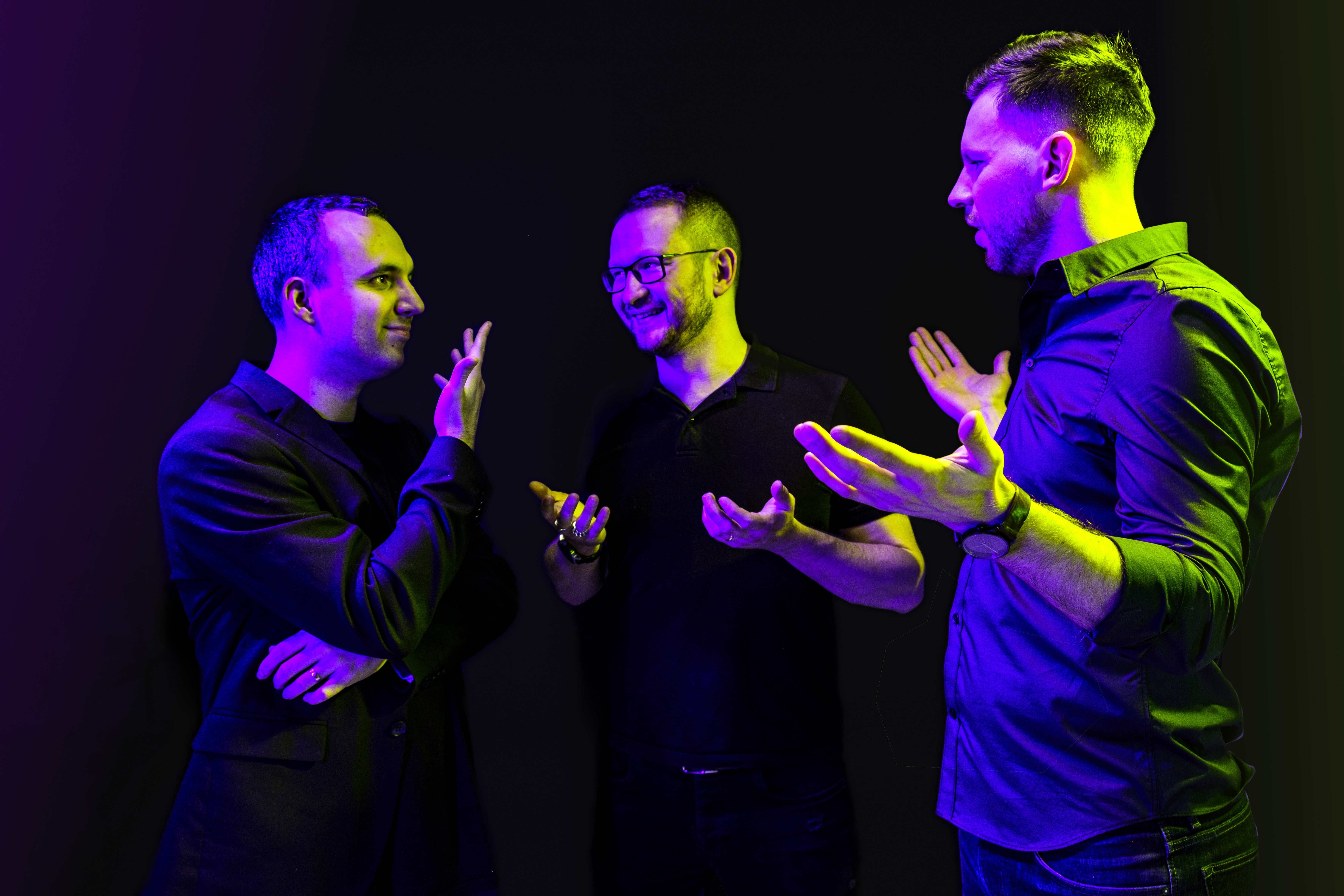 AI Academy dibinātāji fotosesijā
